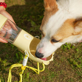 Portable Pet Walking Water cup with Strap